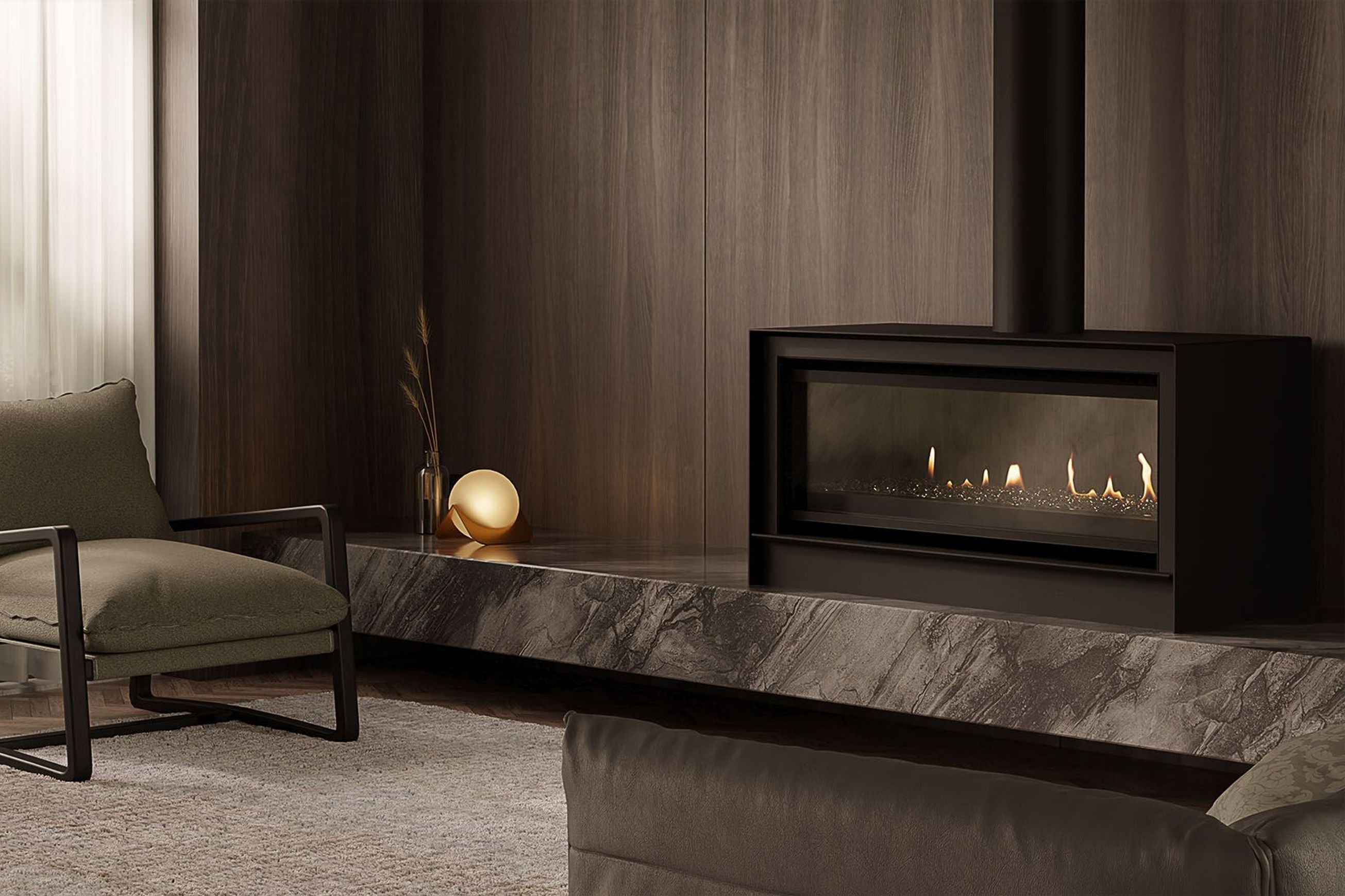 Escea LRFS1000 Freestanding Electric Fireplace