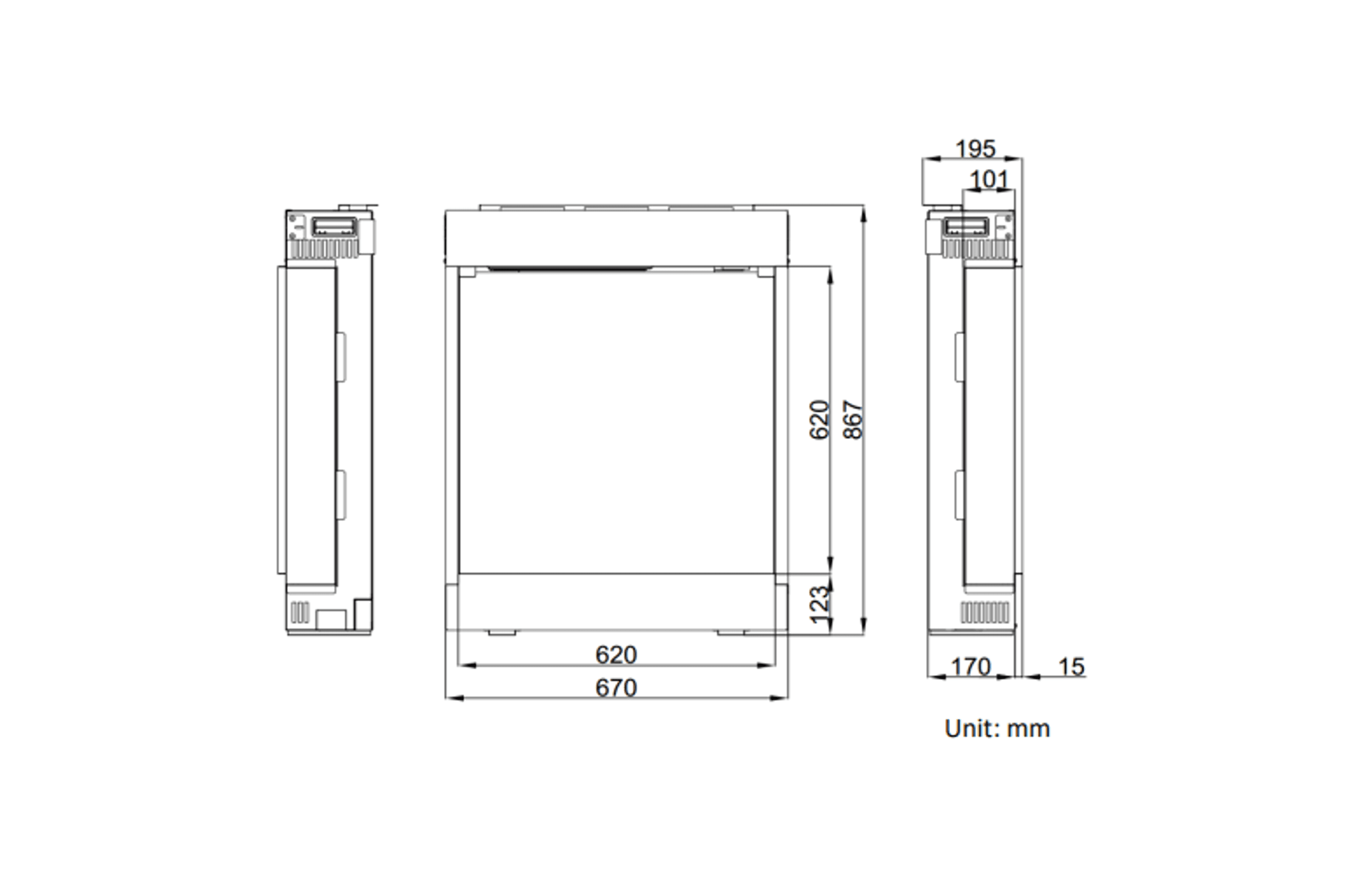 620E | Electric Fireplace