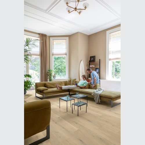 Quick-Step Amato Creamy White Oak Extra Matt Timber Flooring