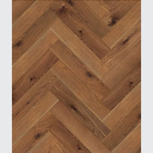 Smartfloor Marron Oak Herringbone Flooring