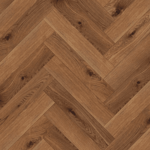 Smartfloor Marron Oak Herringbone Flooring
