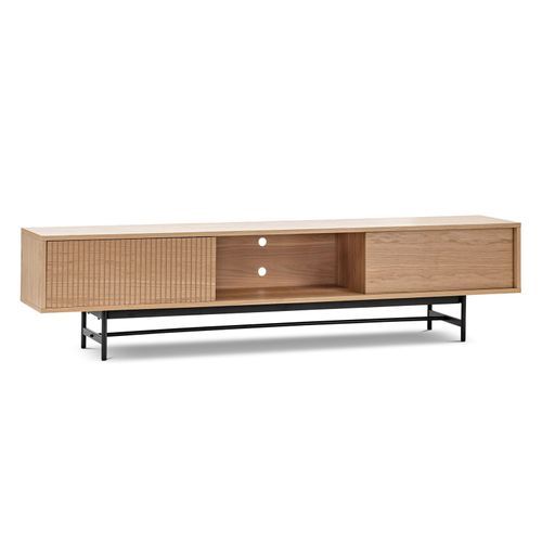 Arae 3 Door TV Entertainment Unit | 210cm | Natural Oak