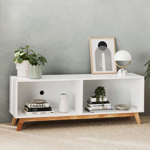 Byron Hardwood Entertainment Unit | TV Unit | White