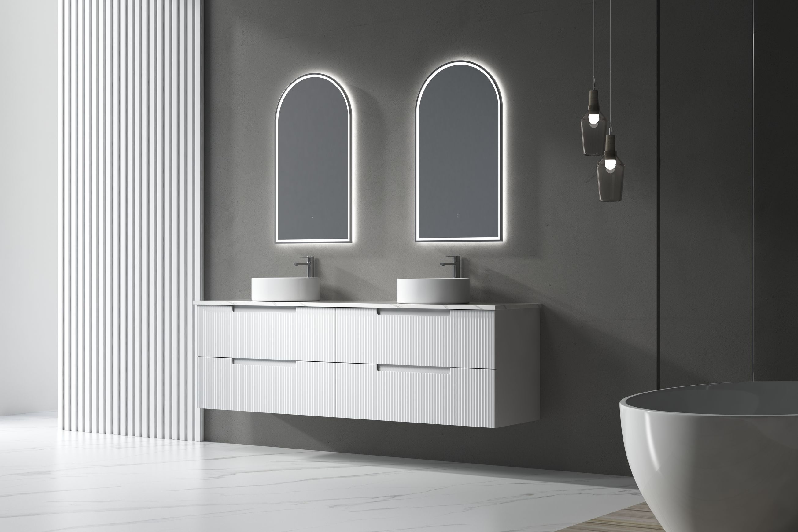 Aulic Canterbury LED Mirror