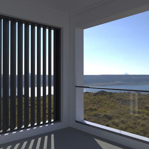 Aluminium Louvre Privacy Screens