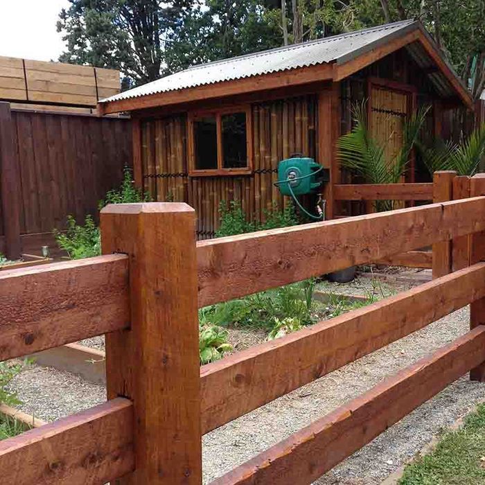 Post and Rail Fencing Pine Timber