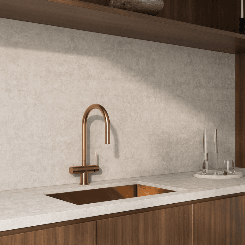 Elysian Commercial Pull-Out Filter Tap | Brushed Copper