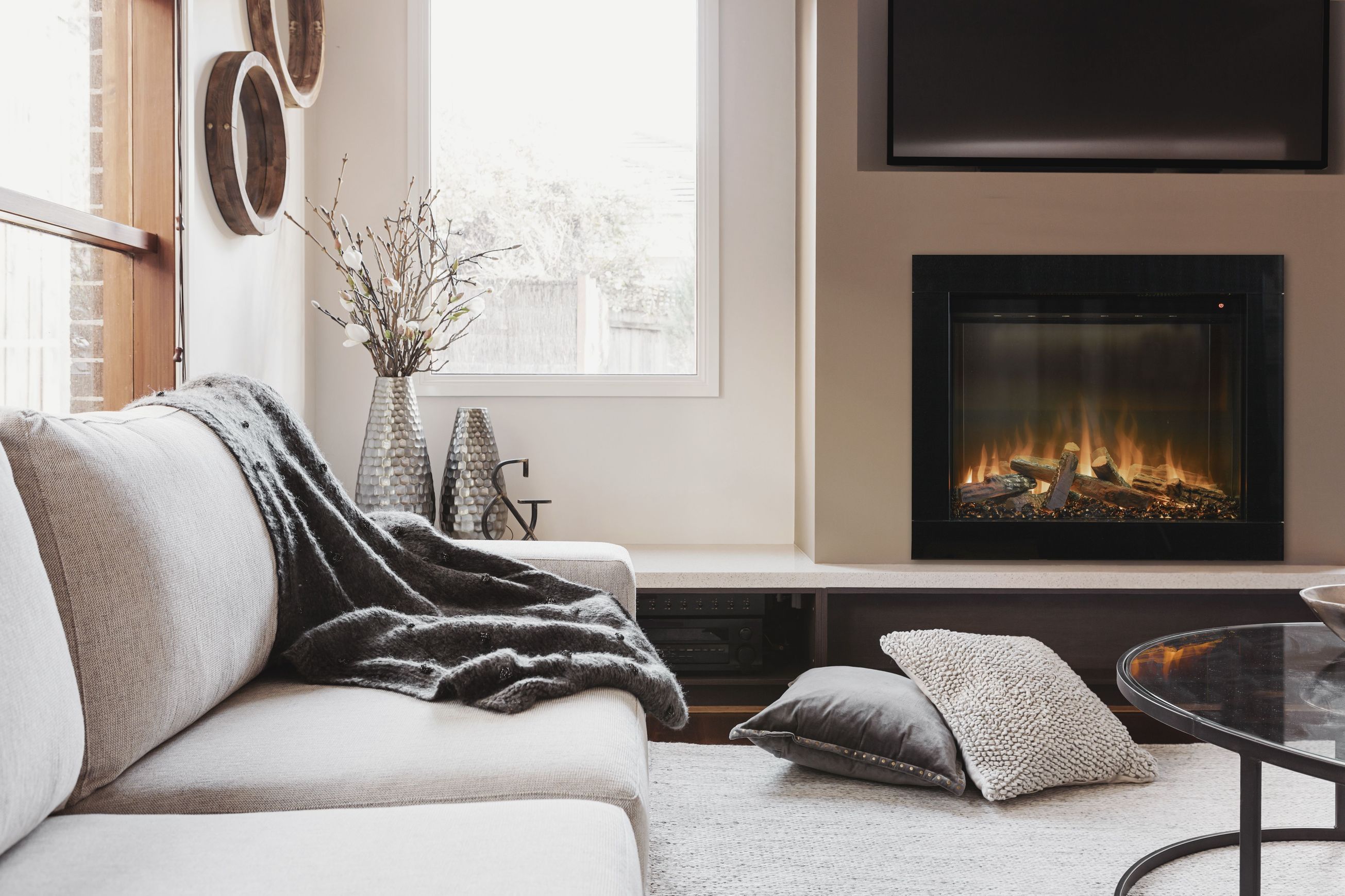 Ambe Square30 Electric Fireplace