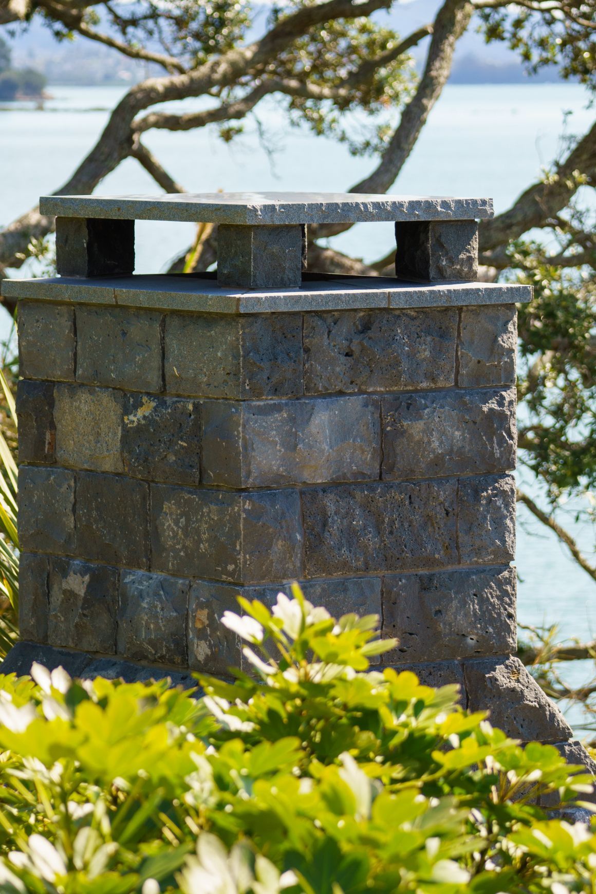 Stone Fireplaces & Chimneys