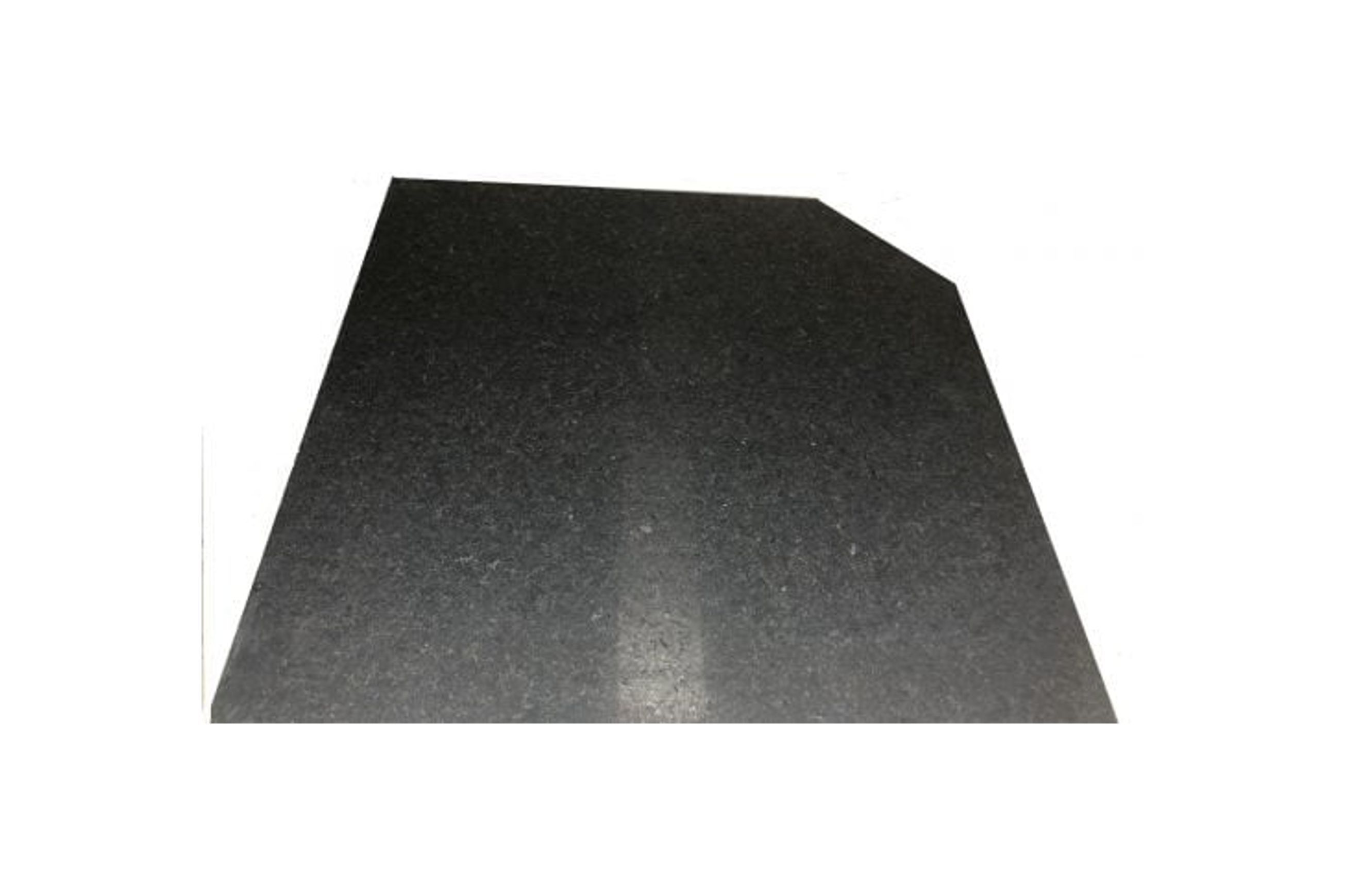 Foundry 1425 x 1425 Black Granite Corner Hearth