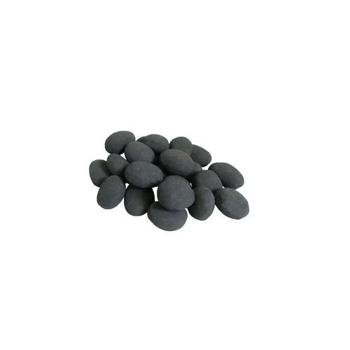 Naked Flame Decorative Black Fireplace Pebbles