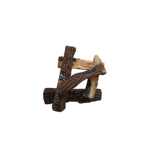 Naked Flame 5 Piece Decorative Fireplace Logs