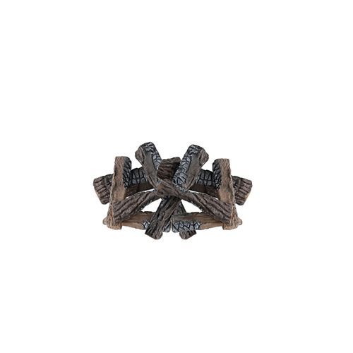 Naked Flame 8 Piece Decorative Fireplace Logs