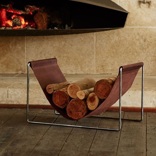 Oblica - Sling Leather Log Holder