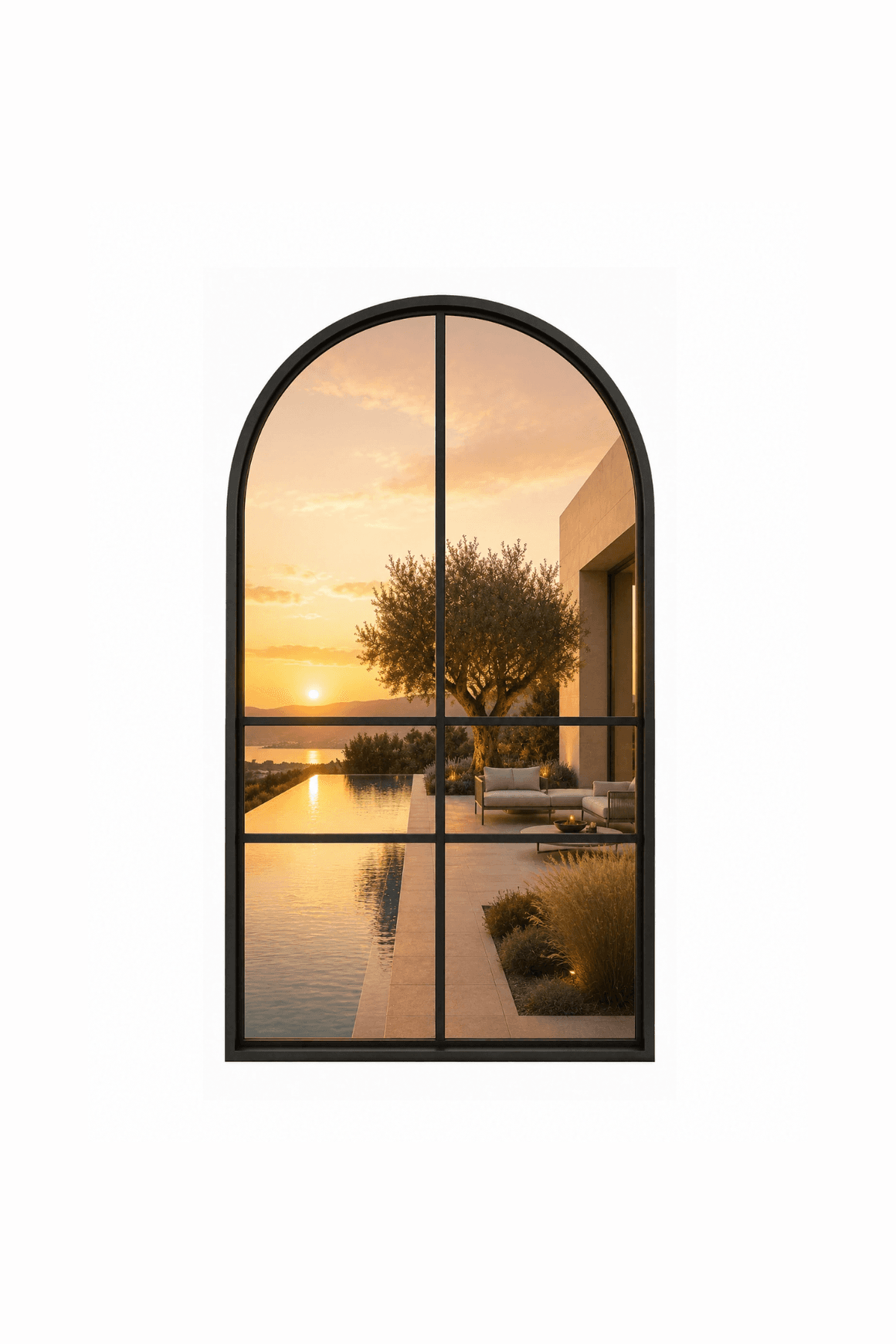 Arched-Top Fixed Steel Window l SW4 l Steel Windows