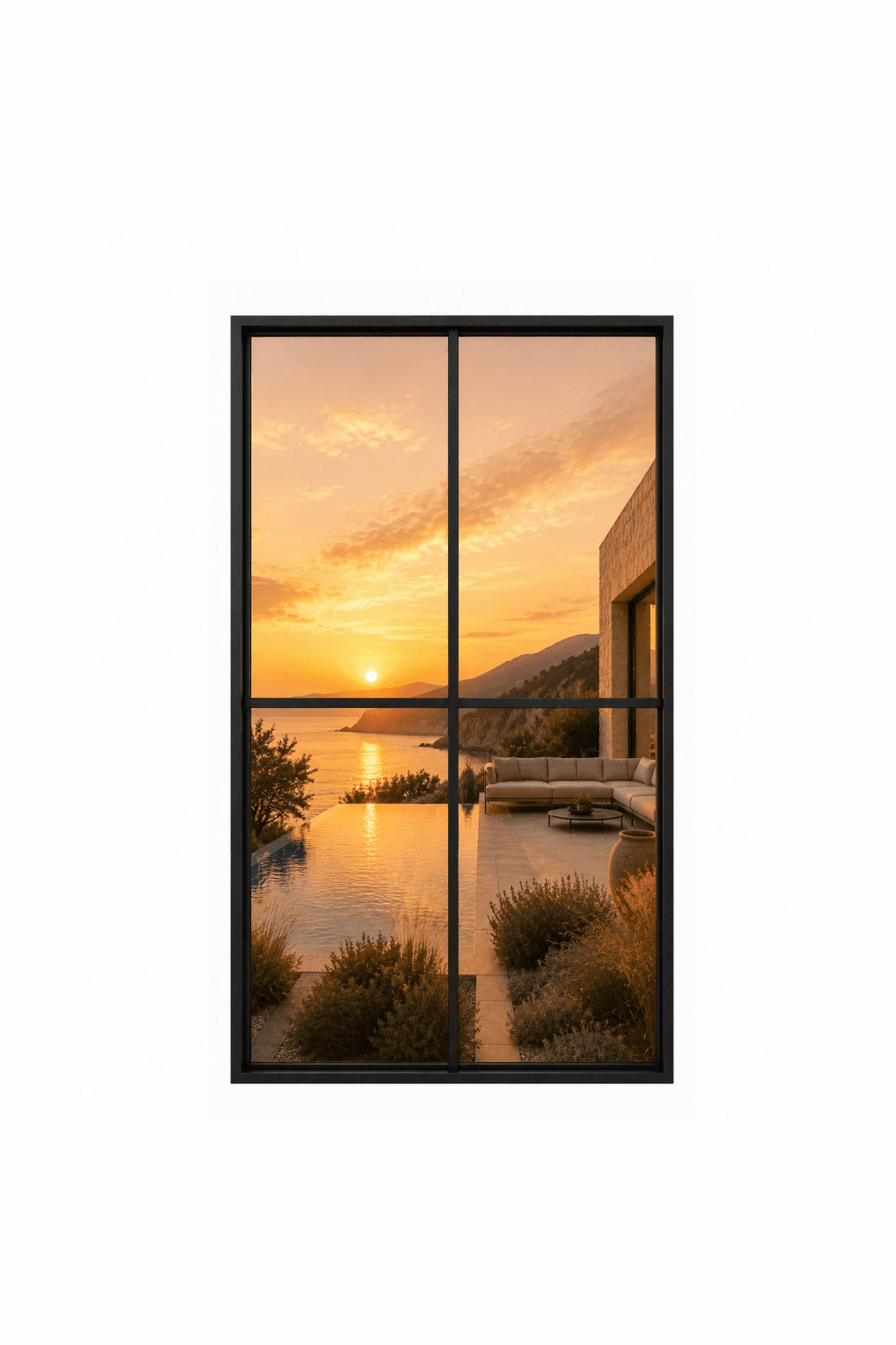 4-Lite Fixed Steel Window l SW5 l Steel Windows