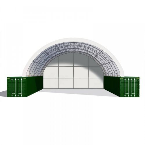 Container Shelter End Wall- 8m width