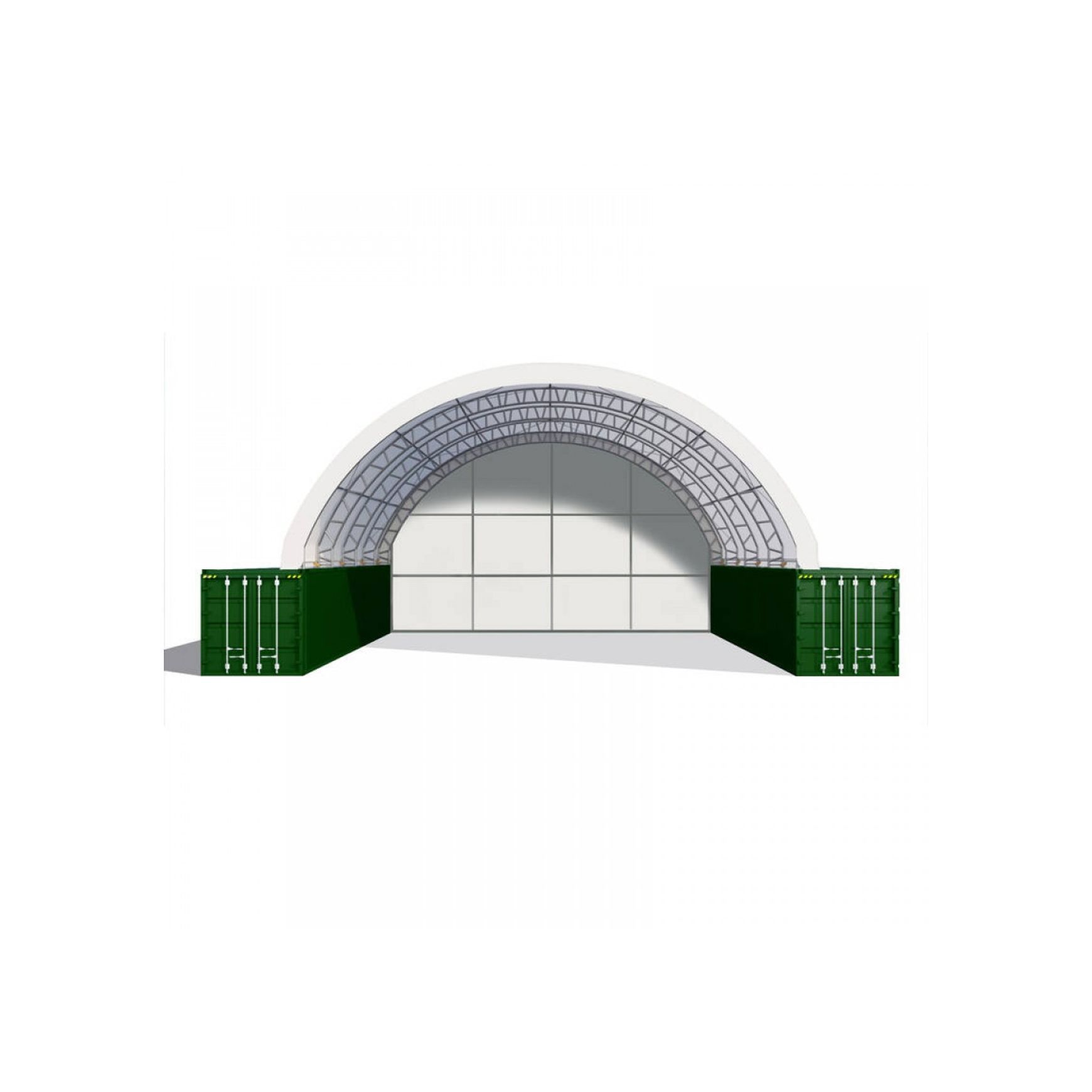 Container Shelter End Wall- 6m width