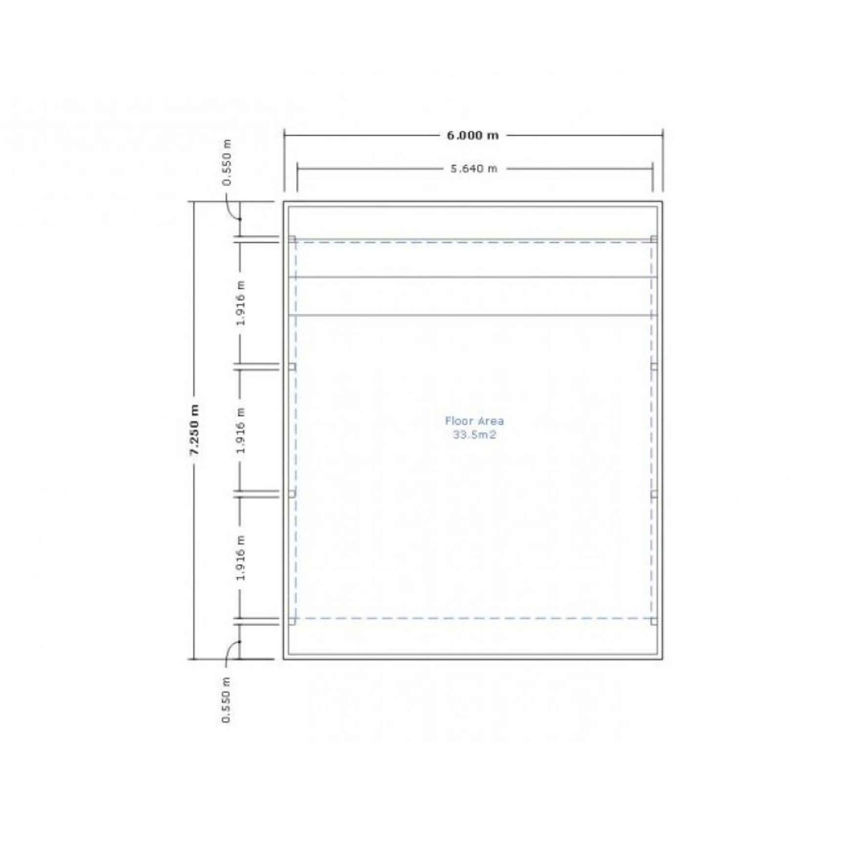 Double Carport 7250(D) x 6000(W)mm