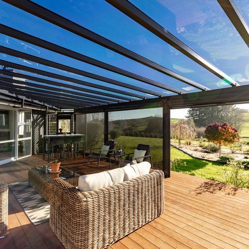 Gola Linear Pergola Canopies
