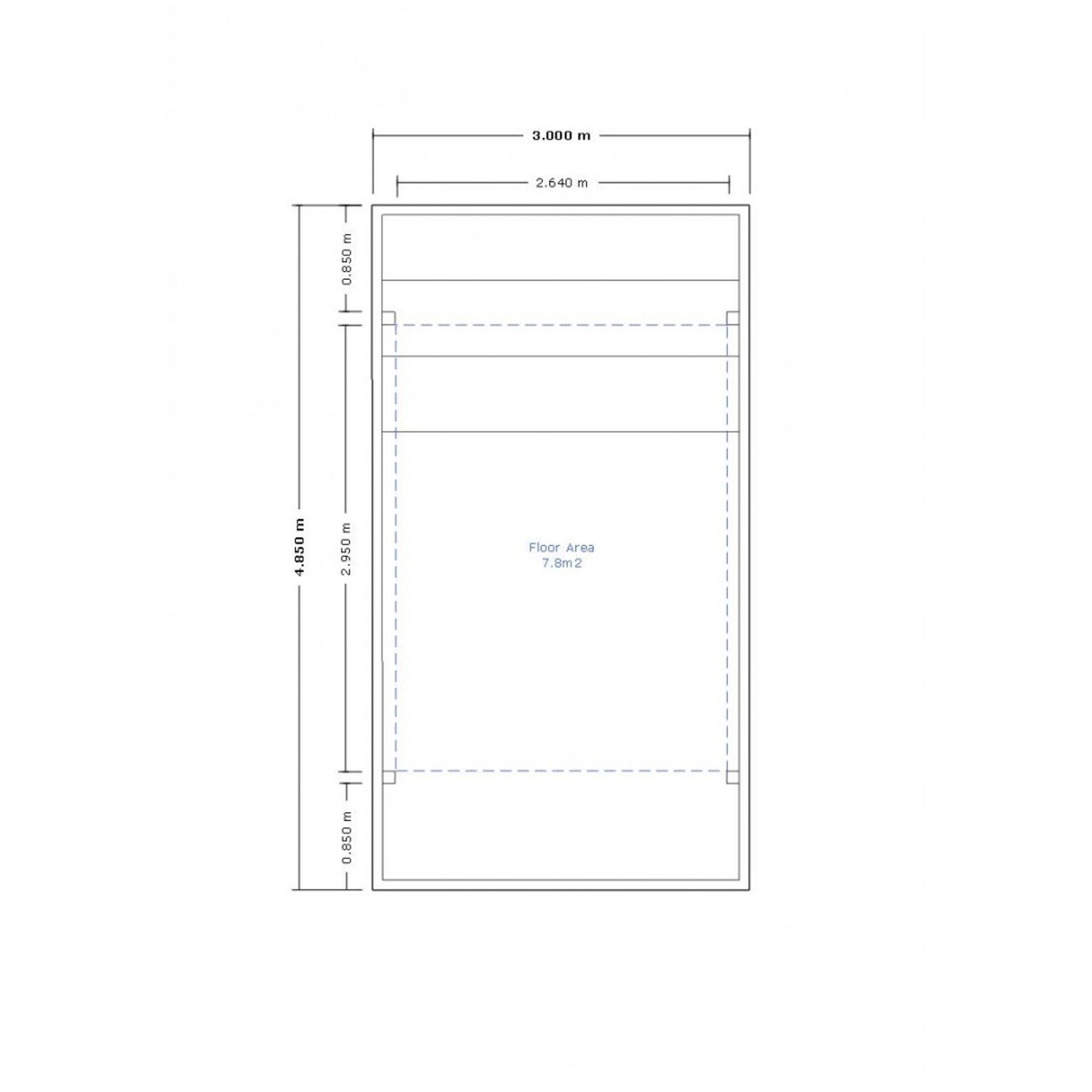 Single Carport 5450(D) x 3000(W)mm