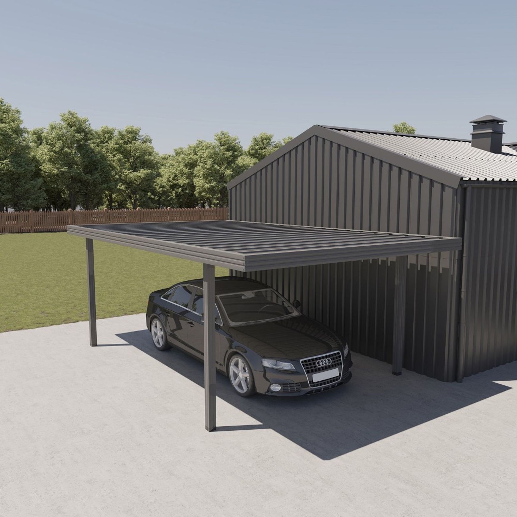 Single Carport 7250(D) x 3000(W)mm