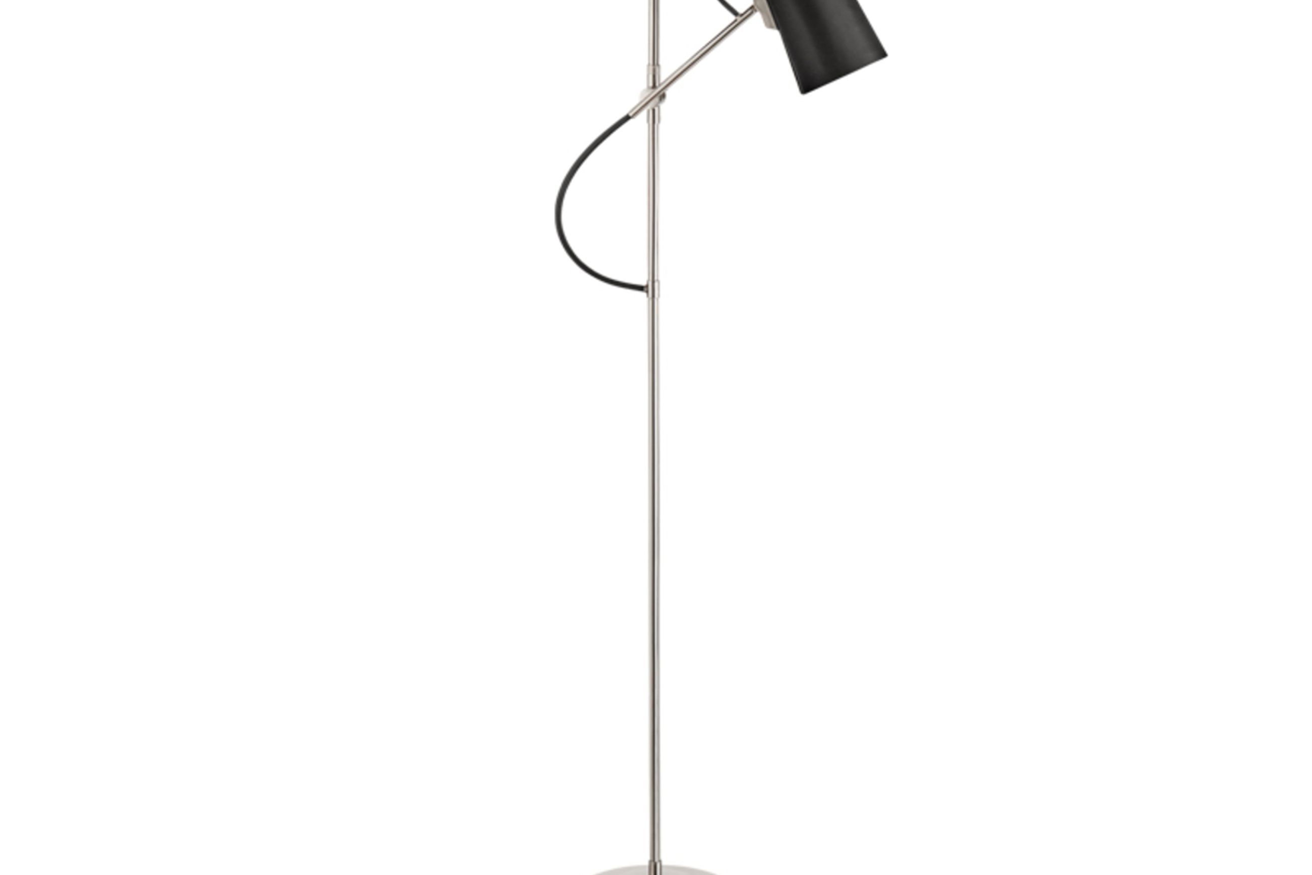 Benton Floor Lamp – Nickel