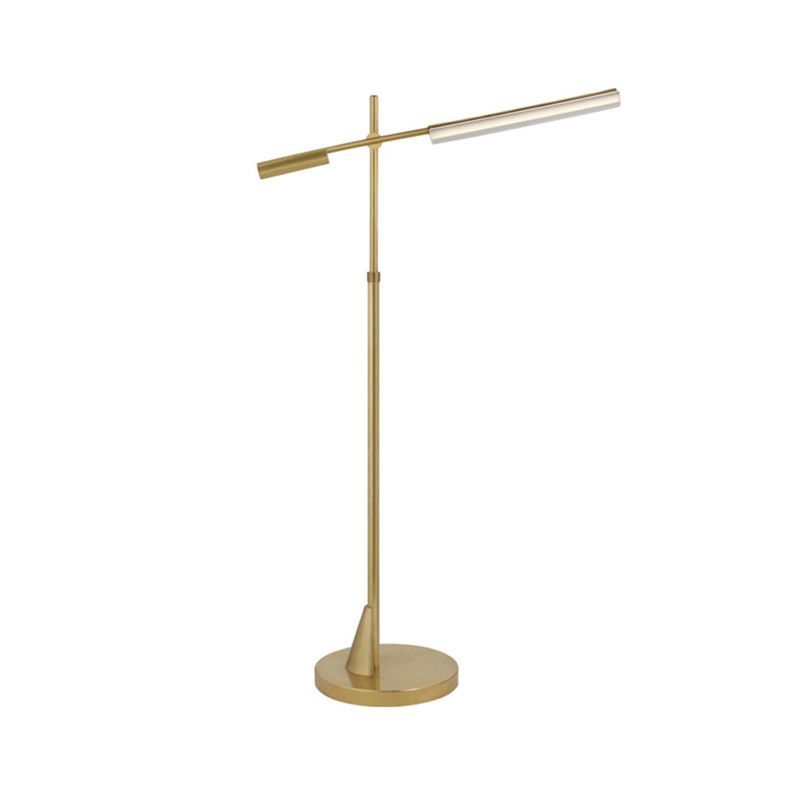 Daley Adjustable Floor Lamp – Brass