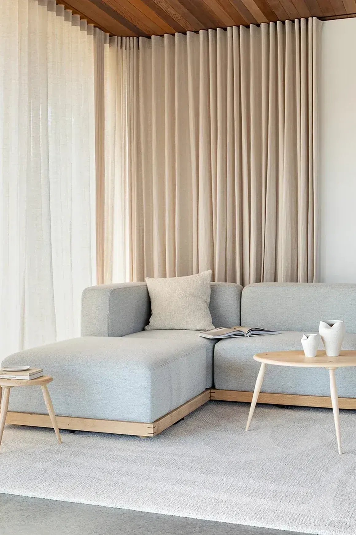 Baya Maya 100% Wool Rug - Oatmeal