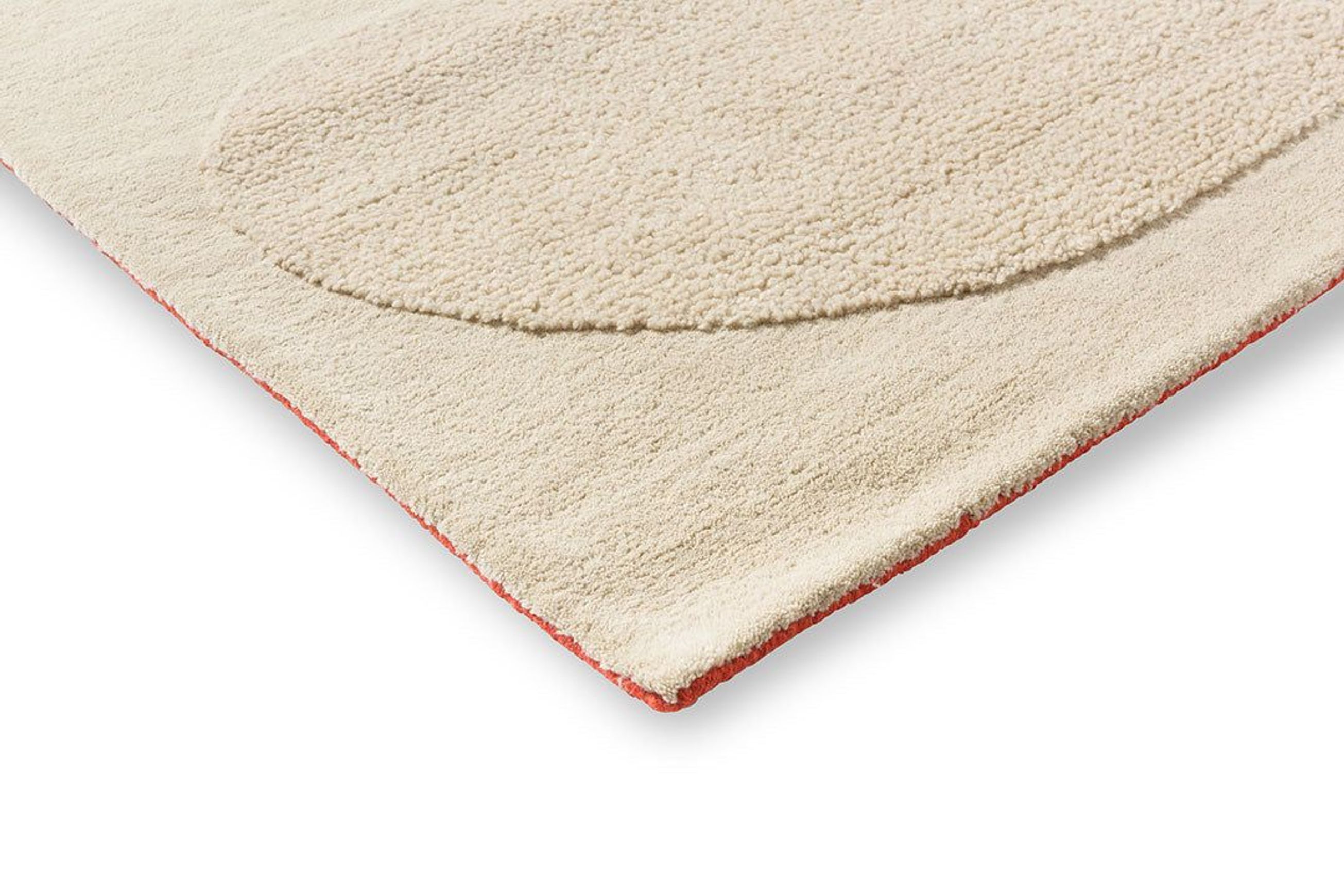 Orla Kiely Solid Stem Rug - Ecru | 100% Wool Designer Floor Rug