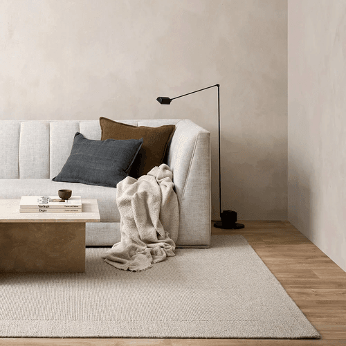 Baya Vermont 100% Wool Rug - Driftwood