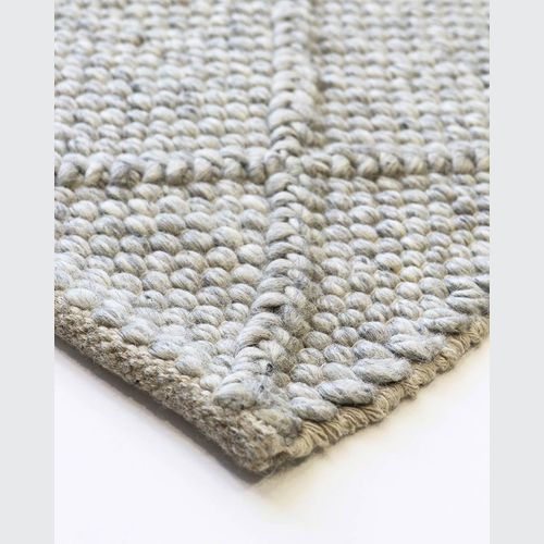 Baya Dakota Handwoven Textured Rug - Silver Birch