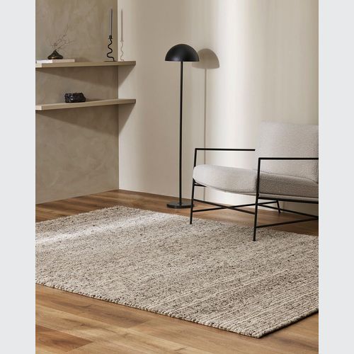 Baya Karaka Handwoven 100% Wool Rug - Oyster Grey
