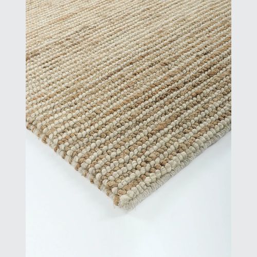 Baya Lima Floor Rug - Sand/Natural | Jute and Wool Blend