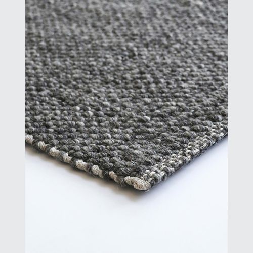 Baya Nebraska Handwoven Textured Rug - Charcoal