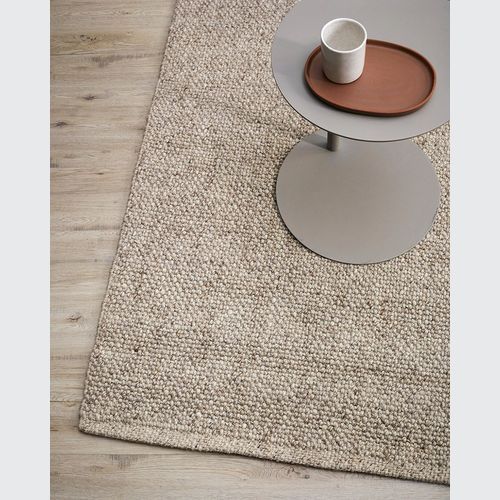Baya Nebraska Handwoven Textured Rug - Pebble