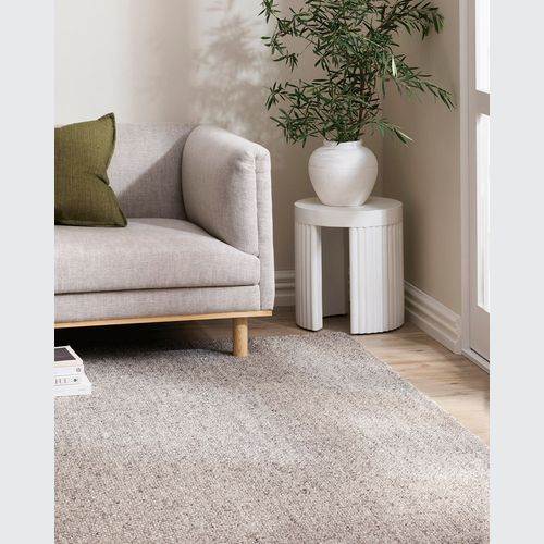 Baya Nebraska Handwoven Textured Rug - Pebble