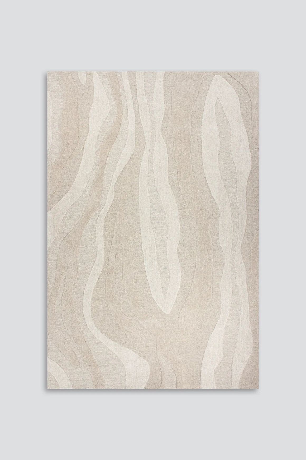 Baya Shoreline 100% Wool Rug - Sand