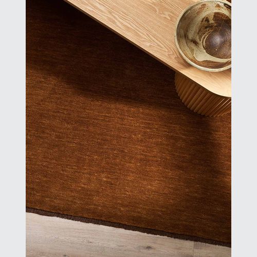 Baya Sandringham 100% NZ Wool Rug - Pecan