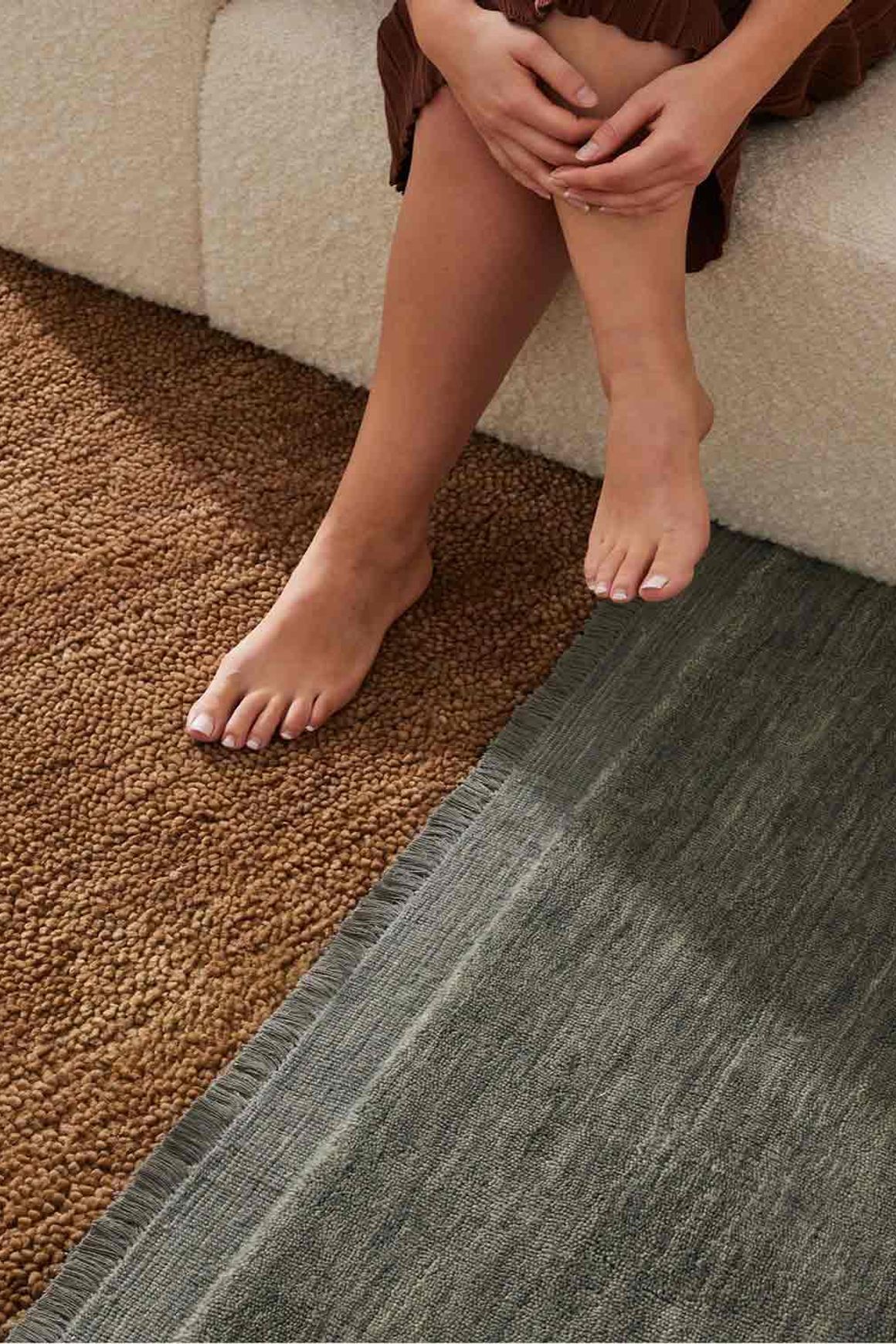 Weave Home Silvio Floor Rug - Fog | NZ Wool | Two Sizes