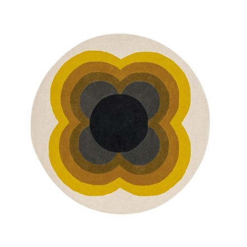 Orla Kiely Sunflower Yellow Floor Rug