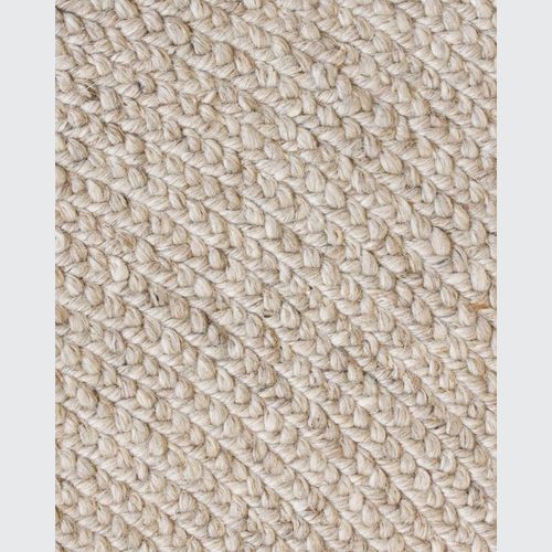 Baya Tairua Handbraided Circular Rug - Natural/Straw