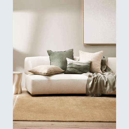 Baya Sandringham 100% NZ Wool Rug - Putty