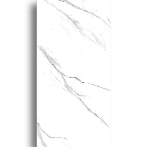 Carrara White Polished Porcelain Tile 900x1800