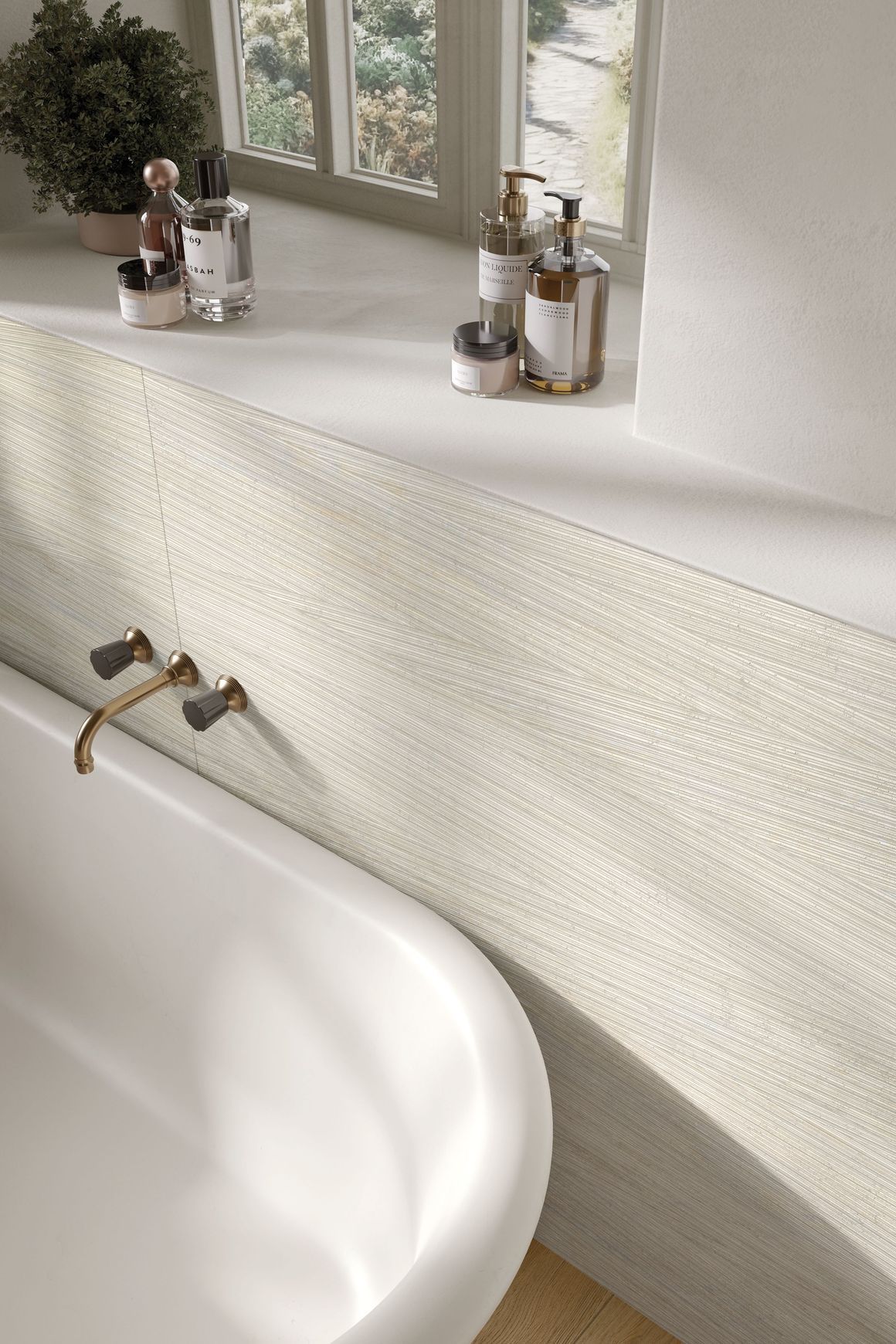 Travertino Vein Cut by MGM | European Porcelain