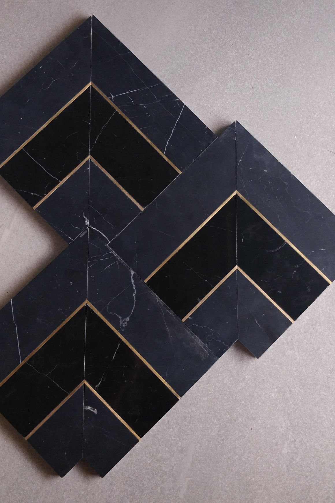 Art Deco Marble Mosaic