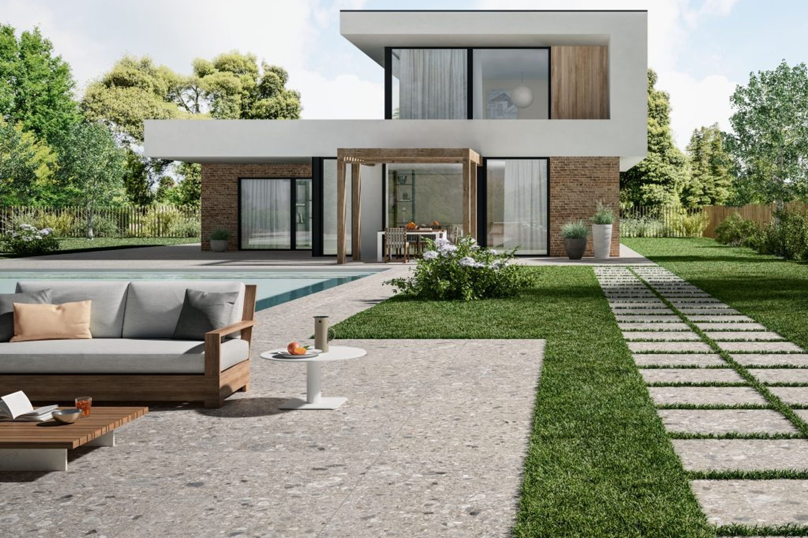 Pietra d'Iseo by Cotto d'Este - Outdoor Tiles