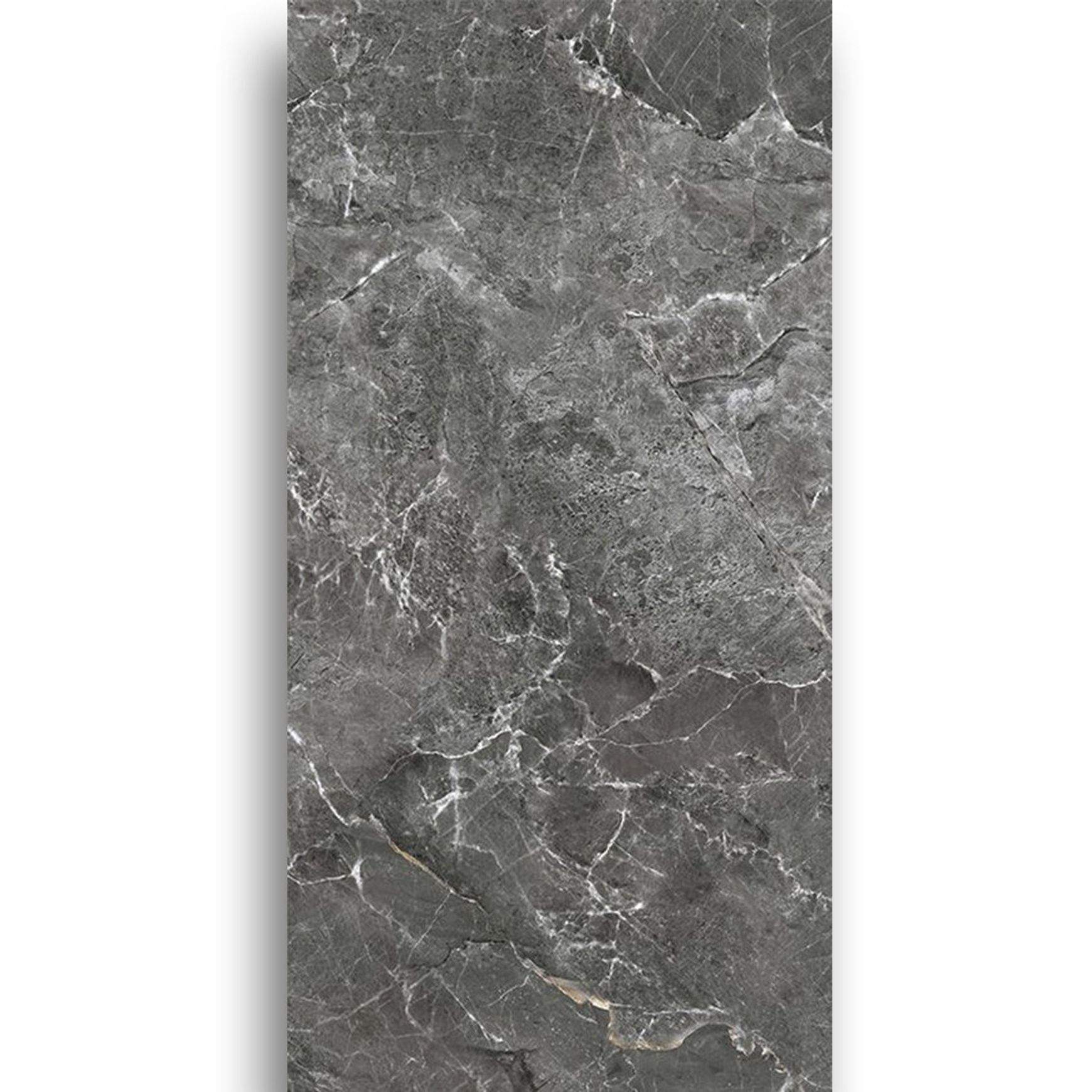 Cracked Stone Polished Porcelain Tile 750x1500