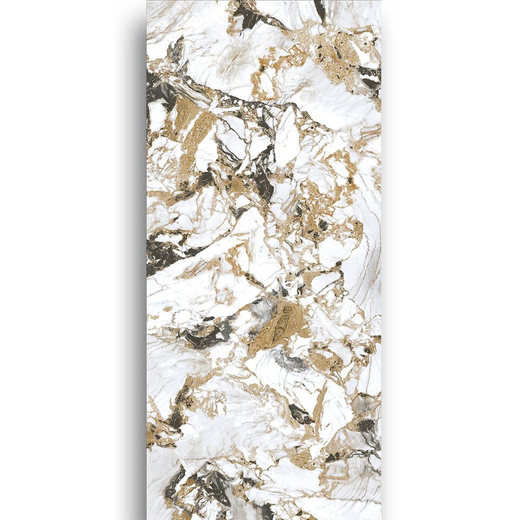 Luxury White Polished Porcelain Tile 1200x2700