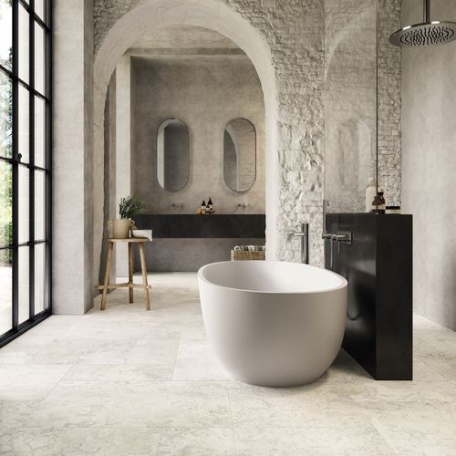 Manor White Floor & Wall Tiles